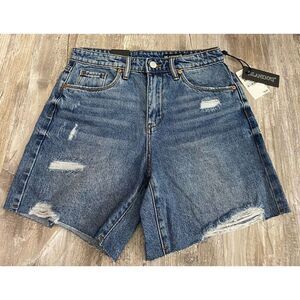 Blank NYC Work With Me High Rise Distressed Shorts Women’s Sz 2/26